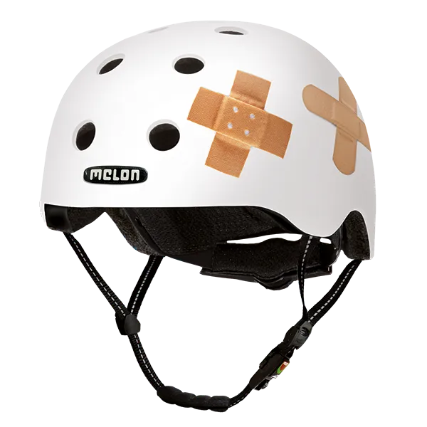Melon Urban Active Plastered White - lightweight urban helmet
