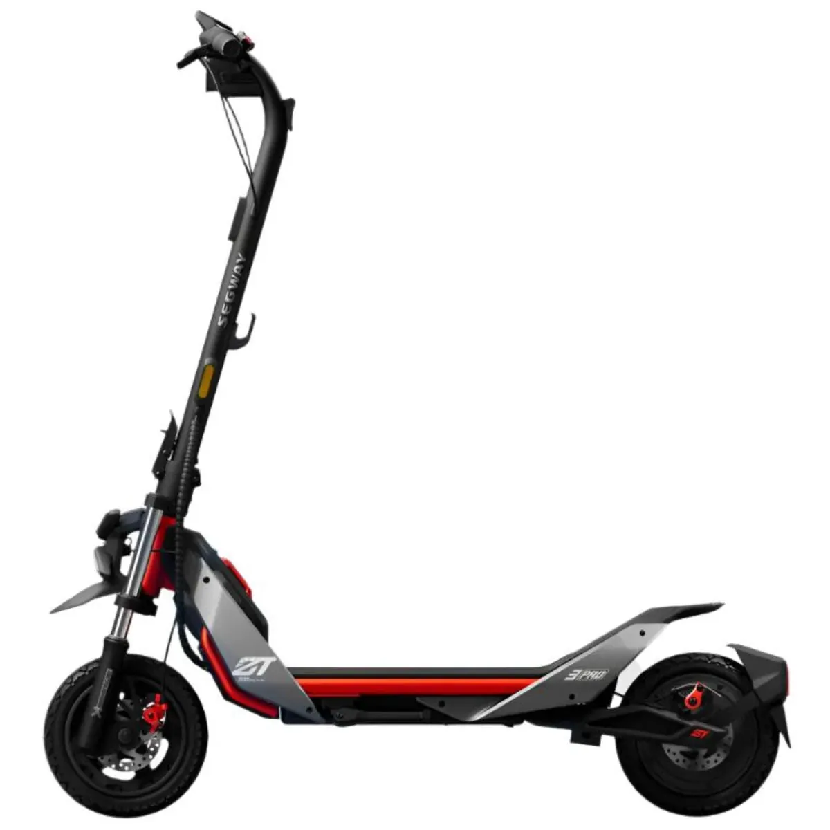 Segway-Ninebot ZT3 Pro side view, 11-inch tubeless tyres